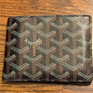 Goyard Saint Florentin BinFold Wallet With Rare Coin Pouch with Goyard Clasp